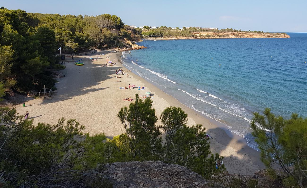 Photo de Platja Cap Roig avec sable lumineux de surface