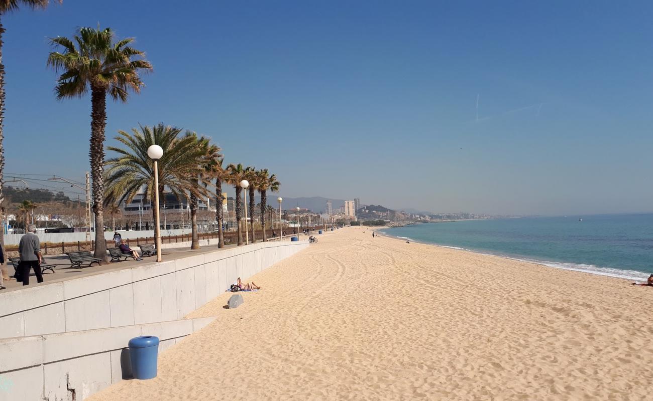 Photo de Platja del Cristall avec sable lumineux de surface