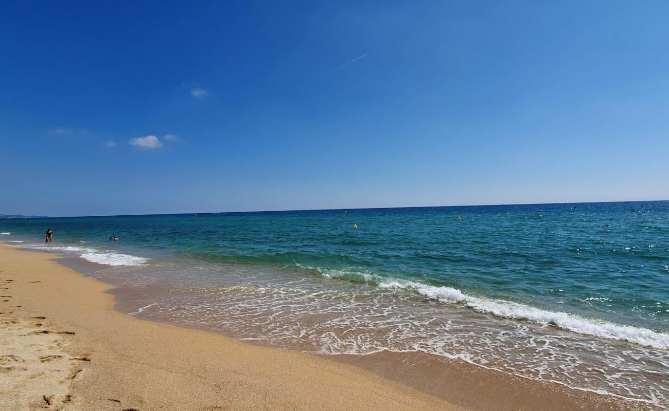 Photo de Platja Dels Vinyals avec sable lumineux de surface