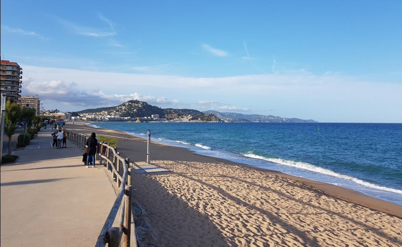 Photo de S'Abanell Beach avec sable beige de surface