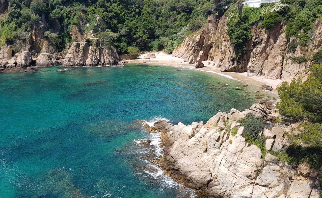 Photo de Cala Sa Forcanera avec sable beige fin de surface