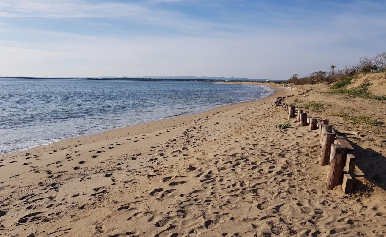 Photo de Plage d'Islantilla avec sable lumineux de surface