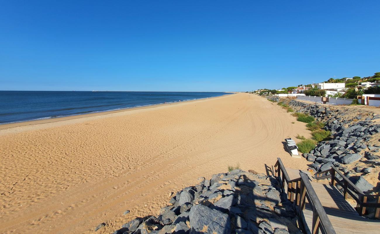 Photo de Playa del Cine avec sable beige de surface