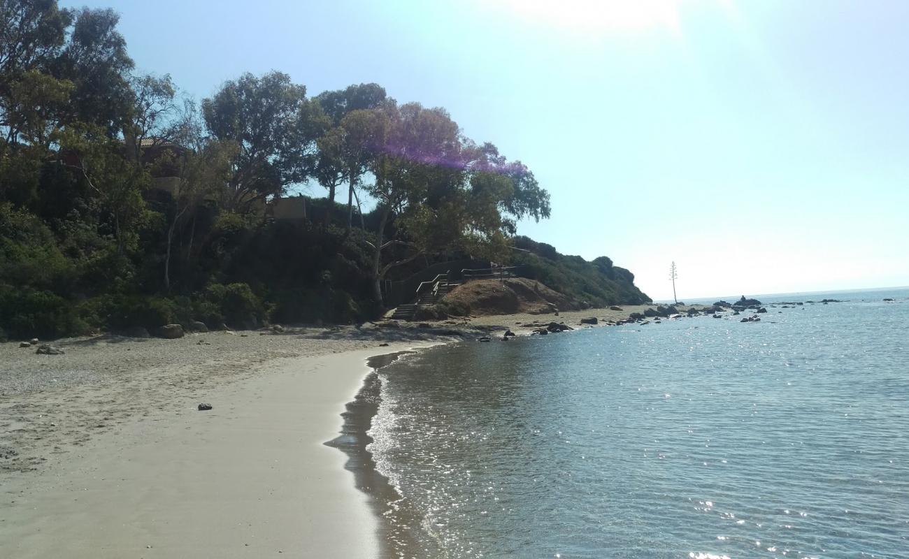 Photo de Playa Limite Cadiz, Malaga avec sable gris de surface