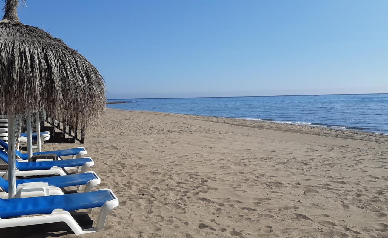 Photo de Torre Ancon beach avec sable gris de surface