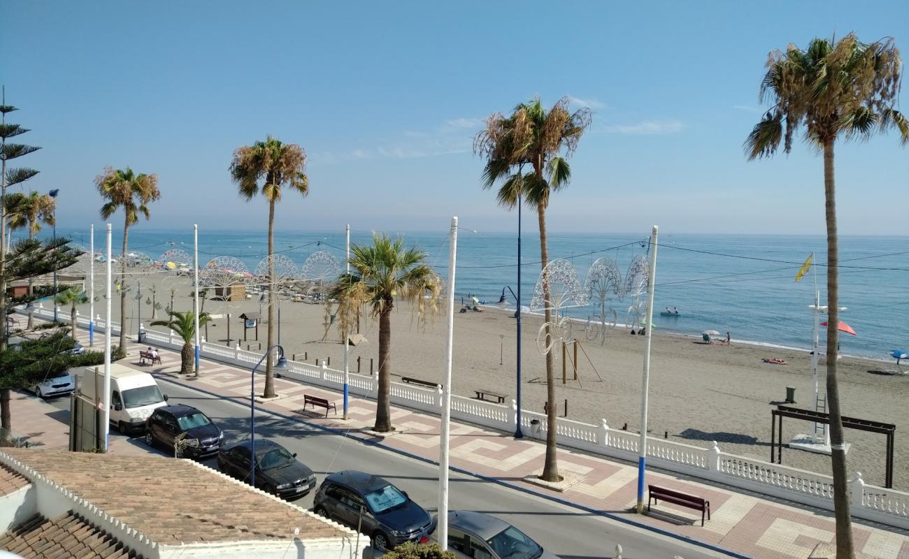 Photo de Playa de el Morche avec sable gris de surface