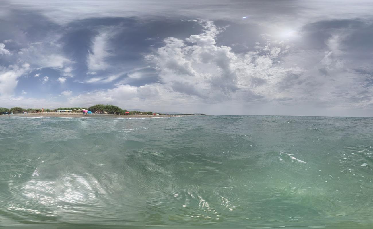 Photo de Playa Cabo Gilla avec sable coquillier gris de surface