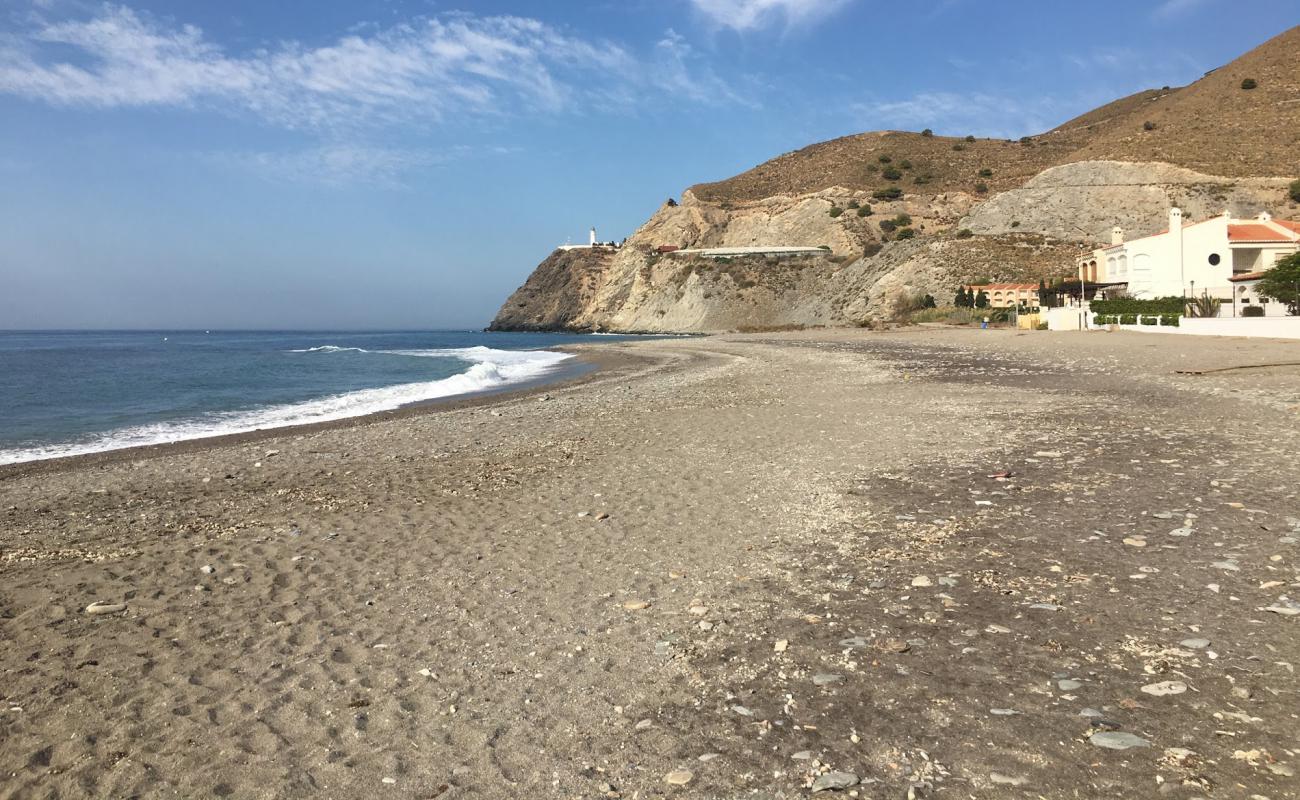 Photo de Playa Carchuna avec caillou fin gris de surface