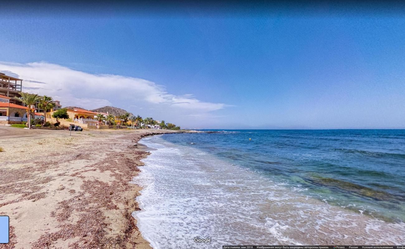 Photo de Playa el Calon avec l'eau bleu de surface