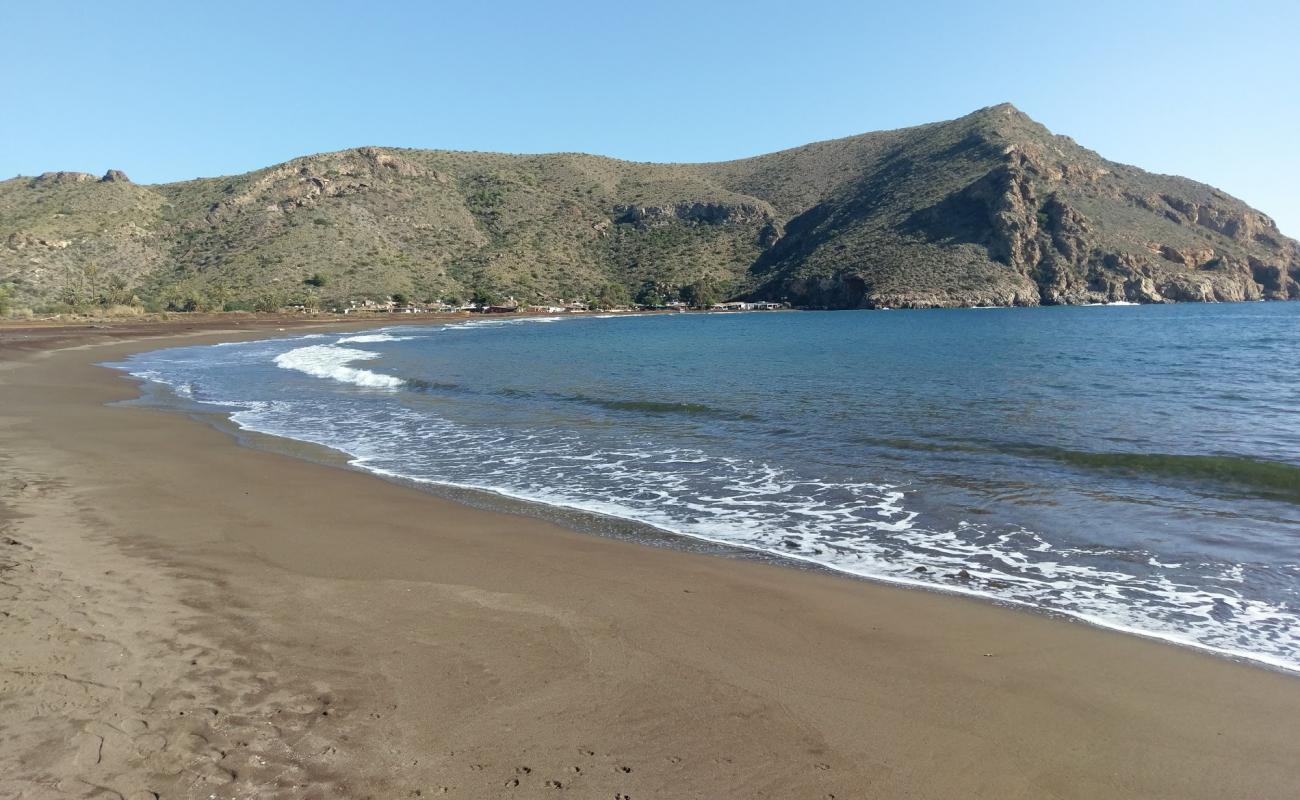 Photo de Playa Gorguel avec sable brun de surface