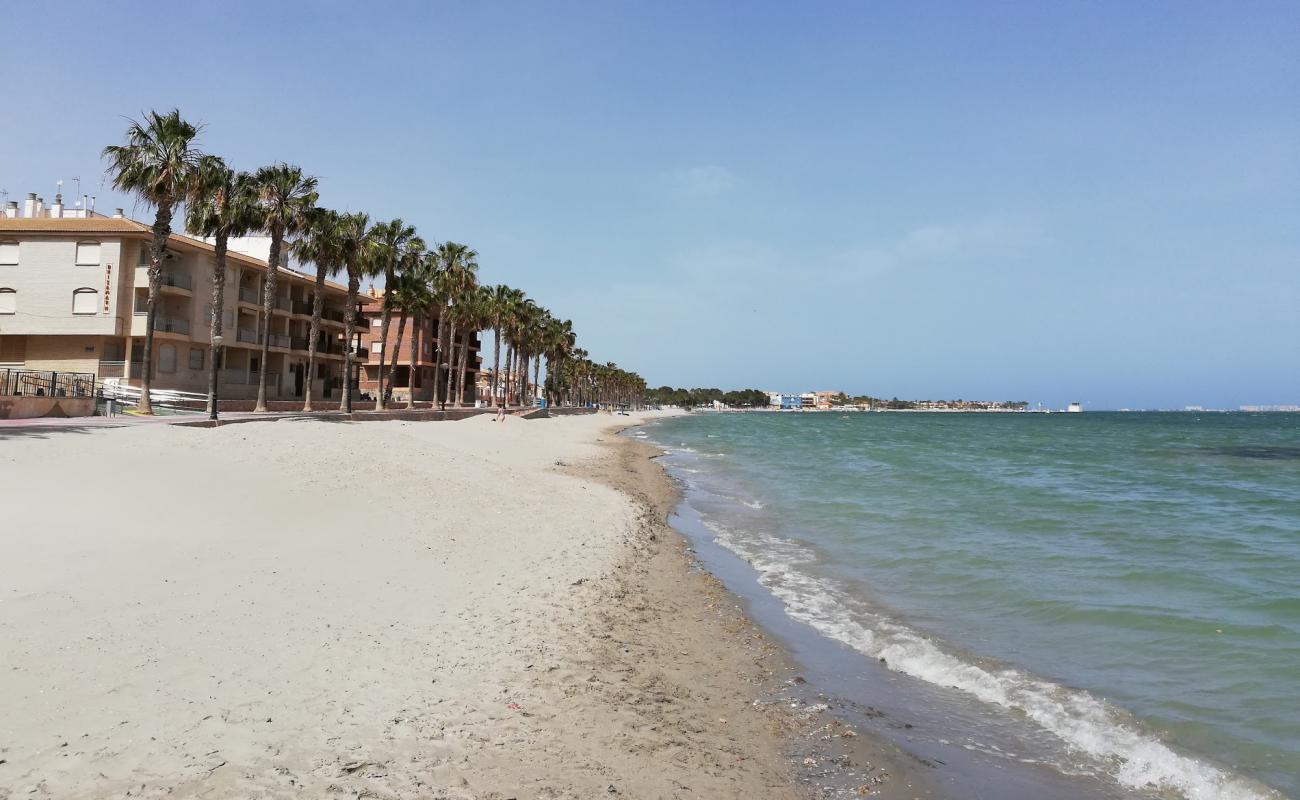 Photo de Playa de la Concha avec sable gris de surface