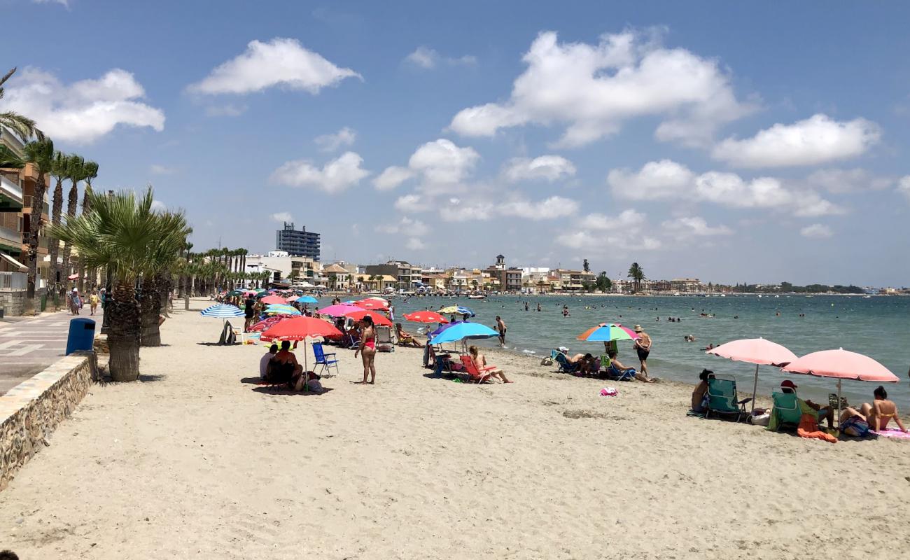 Photo de Manzanares Beach avec sable beige de surface