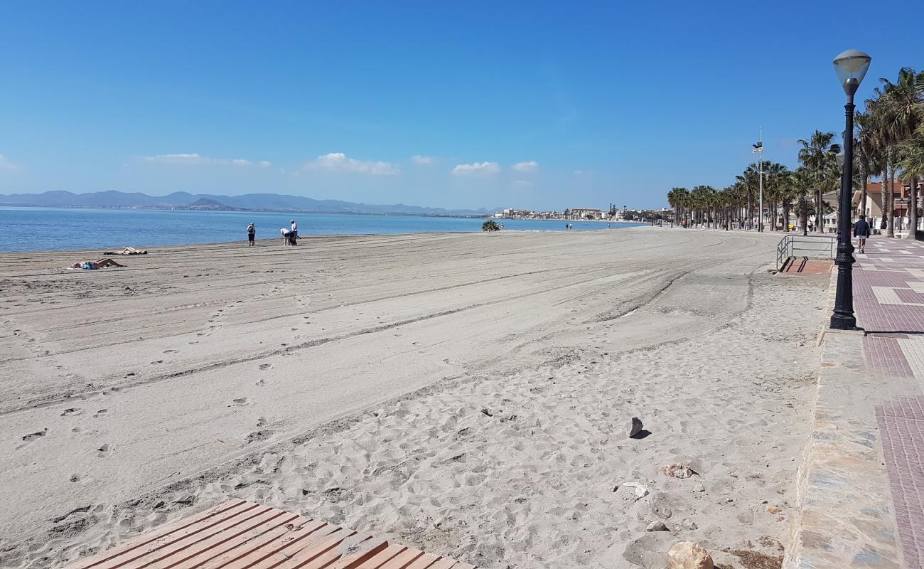 Photo de Los Alcazares Playa avec sable gris de surface