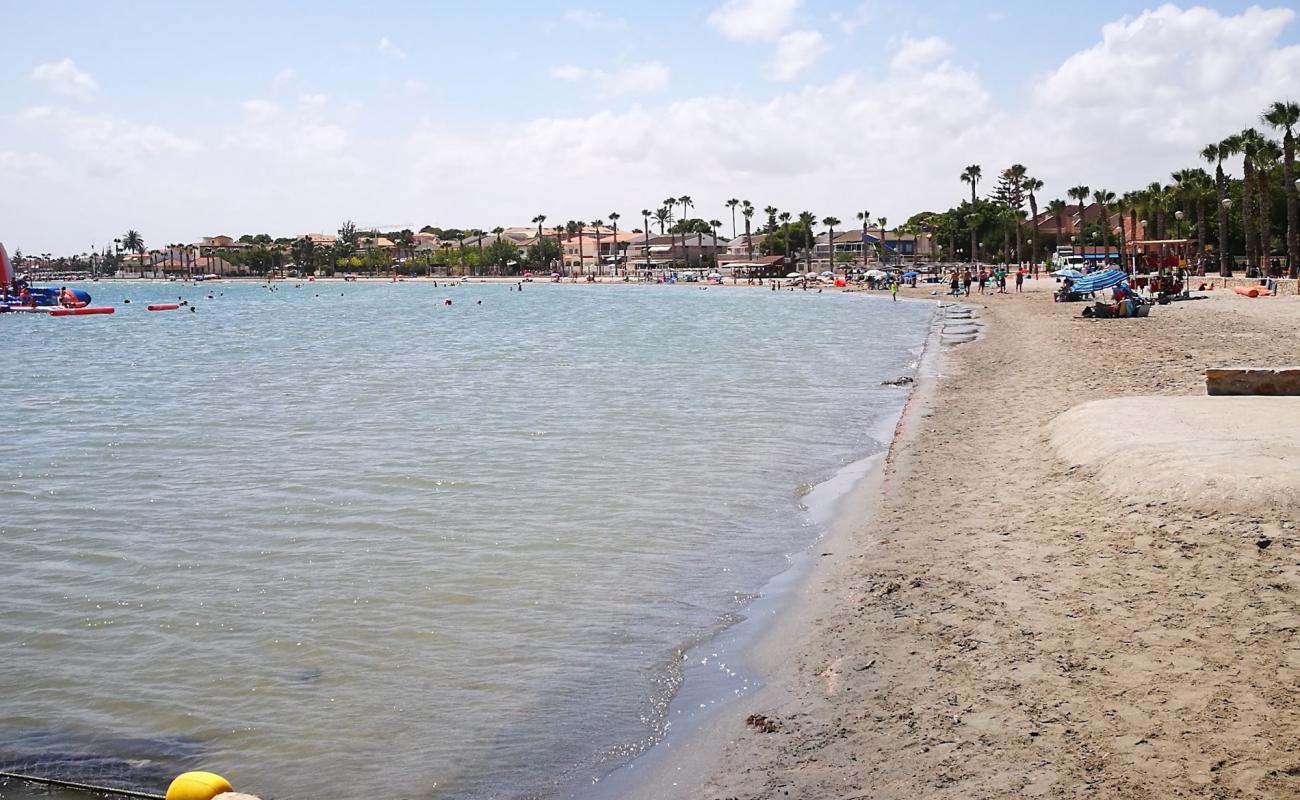 Photo de Playa de Los Narejos 2 avec sable gris de surface