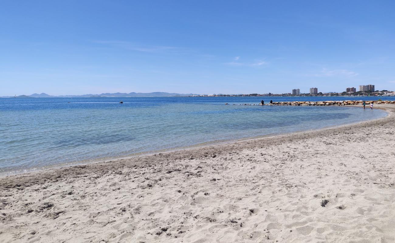 Photo de Playa la Puntica avec sable gris de surface