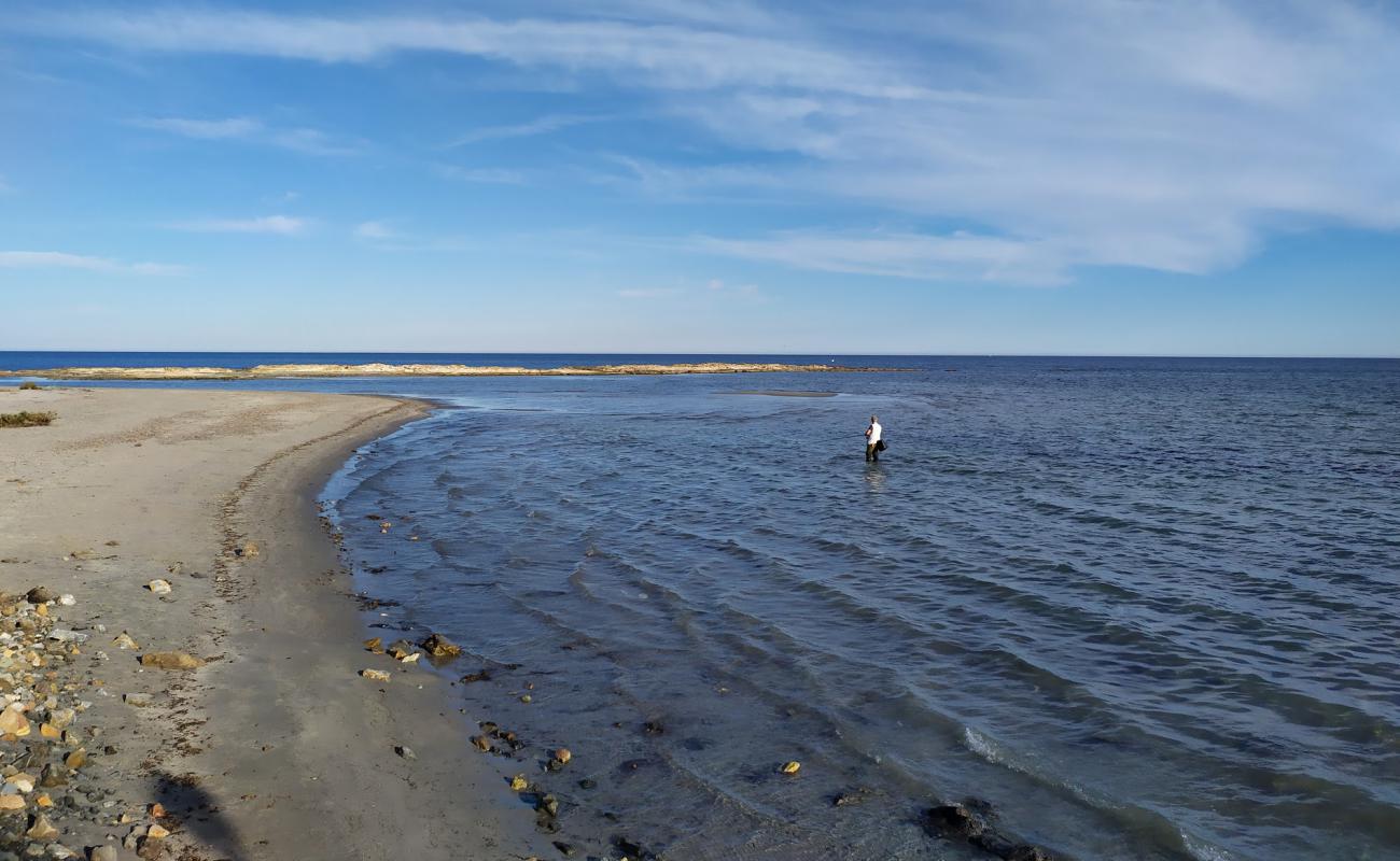 Photo de Veneziola Beach avec sable gris de surface