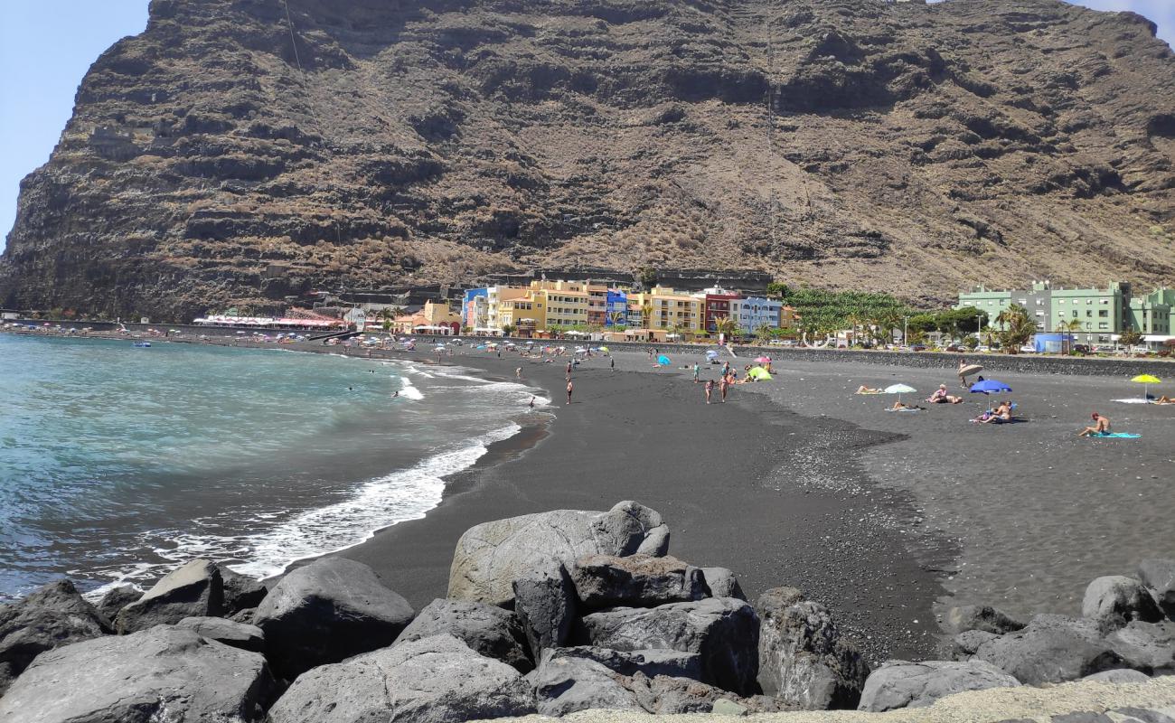 Photo de Puerto de Tazacorte avec sable noir de surface