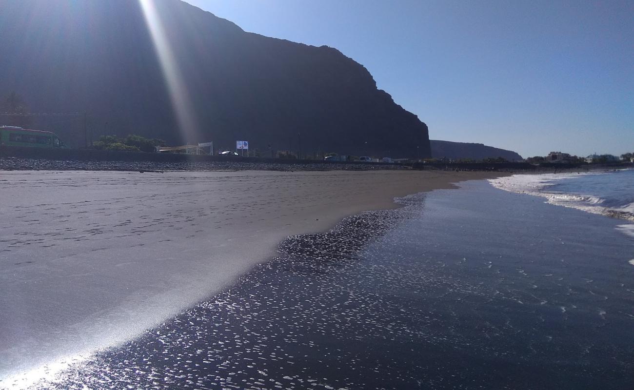 Photo de La Puntilla avec sable gris de surface
