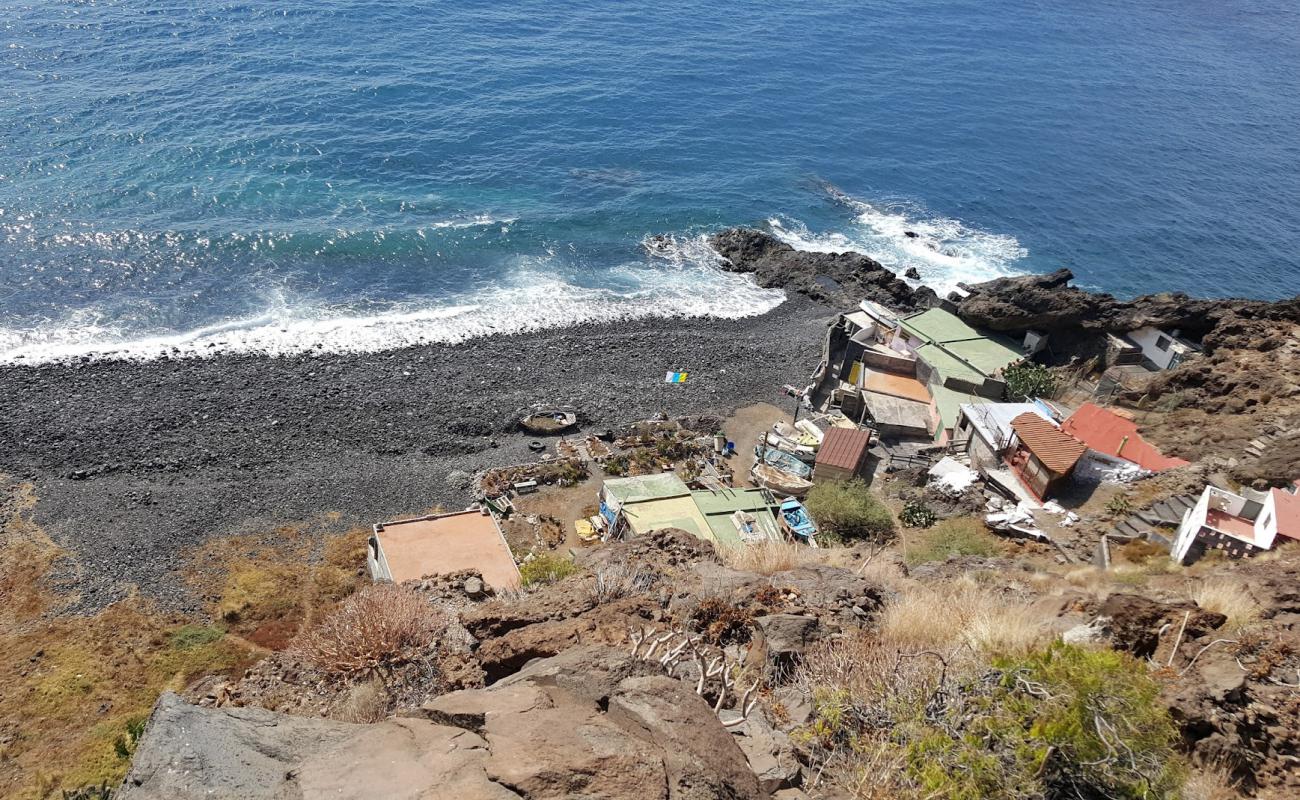 Photo de Playa del Muerto avec galets gris de surface