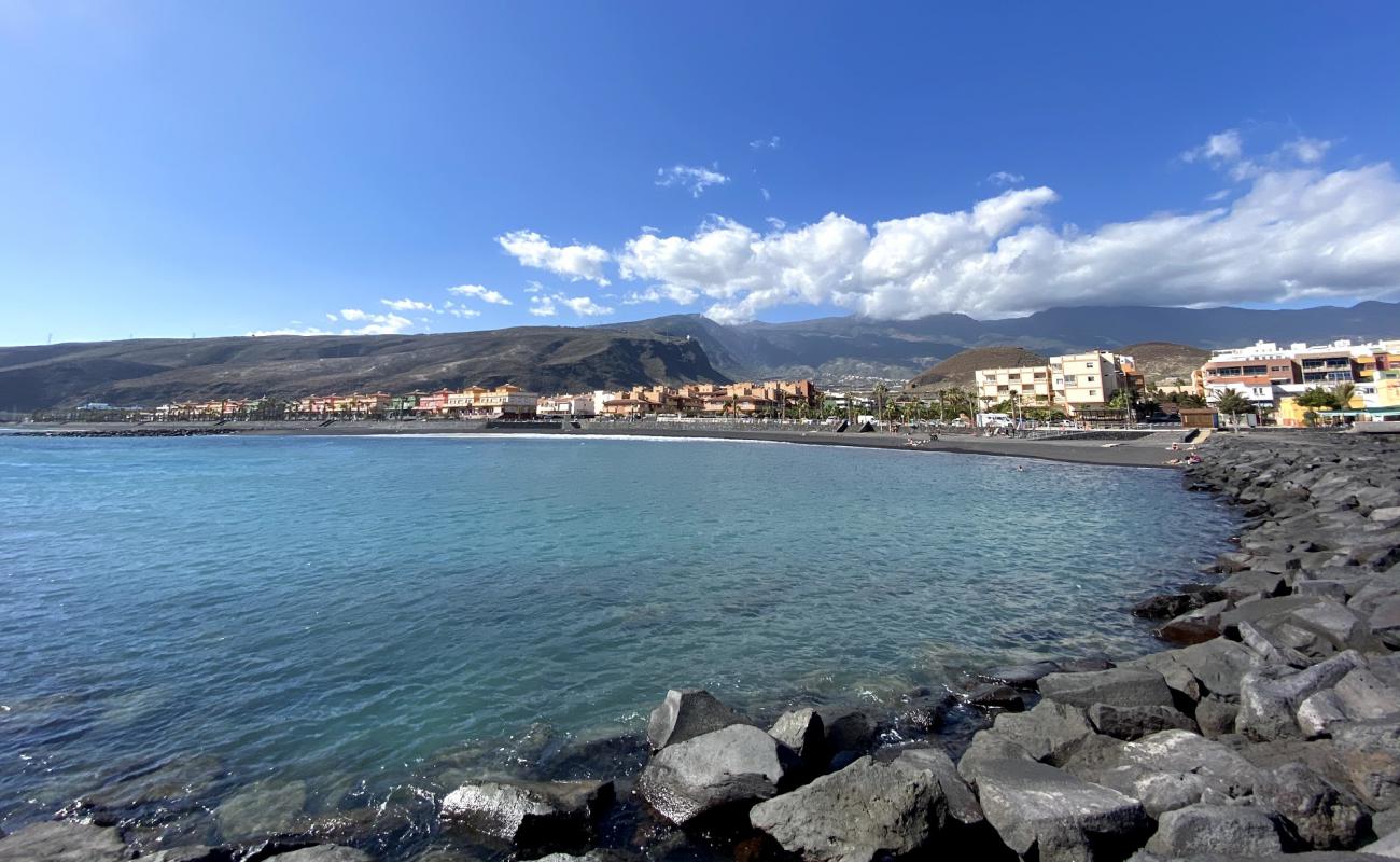 Photo de Playa del Cabezo avec sable gris de surface