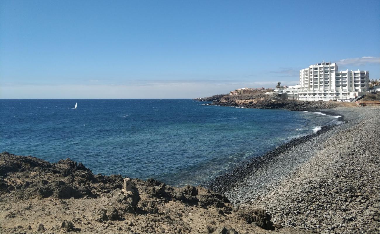 Photo de Playa San Blas avec roches de surface