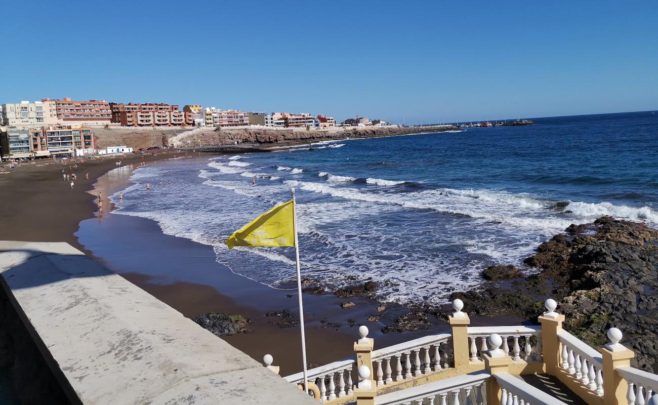 Photo de Plage de Melenara avec sable gris de surface