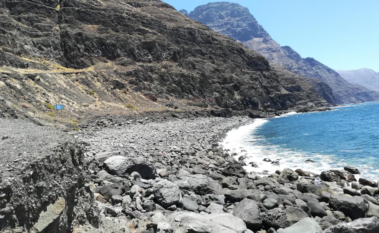 Photo de Playa de Sotavento avec terrain rocheux de surface