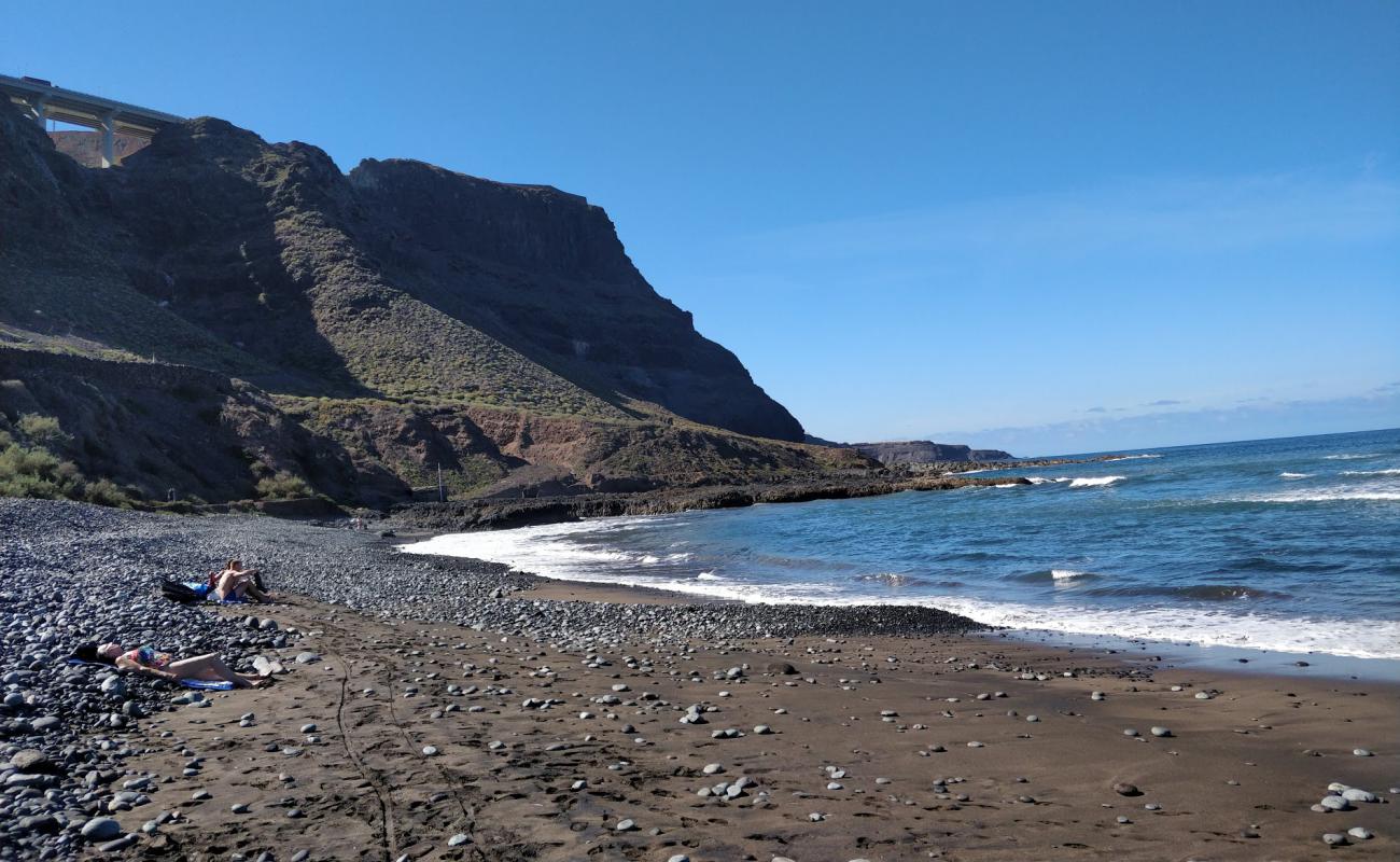 Photo de Arena de San Felipe avec sable gris avec caillou de surface