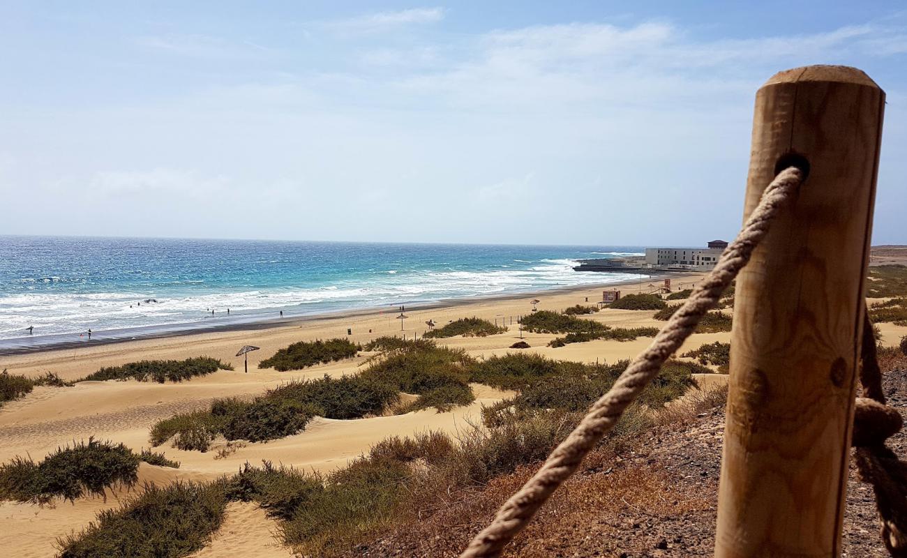 Photo de Playa Blanca avec sable fin et lumineux de surface