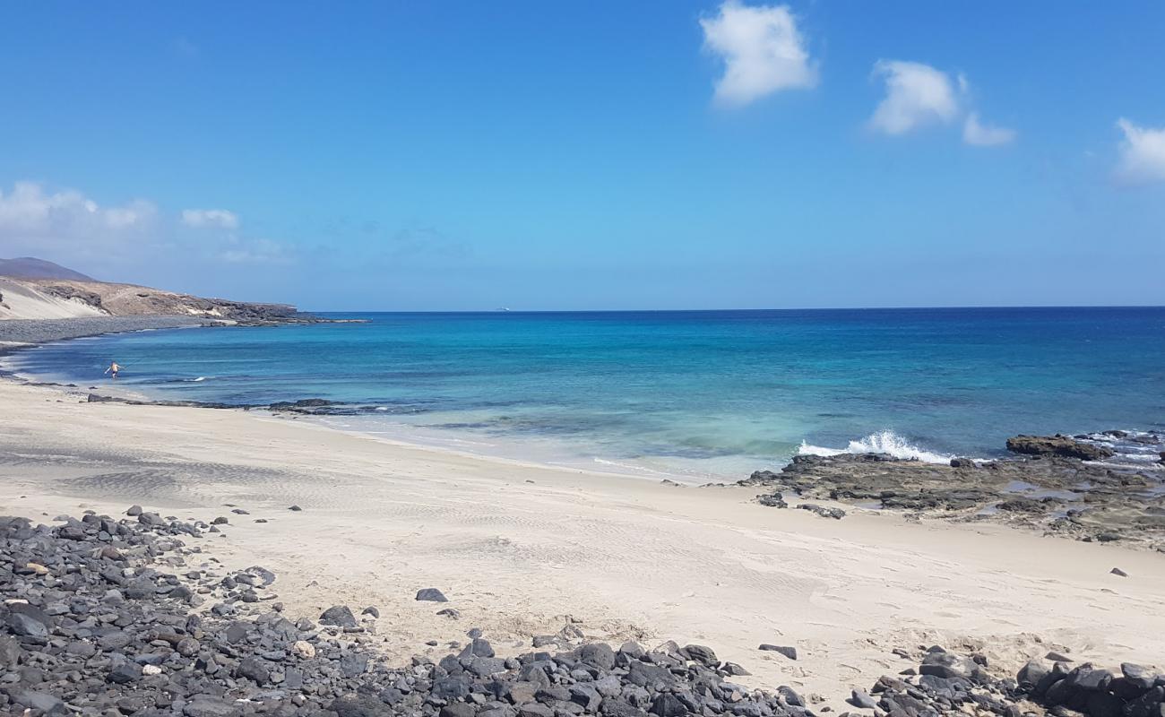 Photo de Playa Ledesma avec sable lumineux de surface