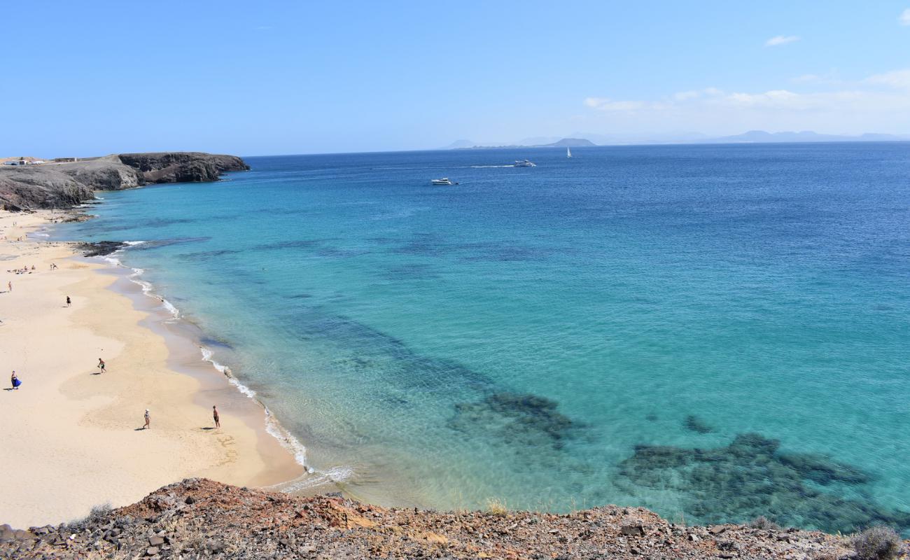 Photo de Playa del Pozo avec sable beige fin de surface