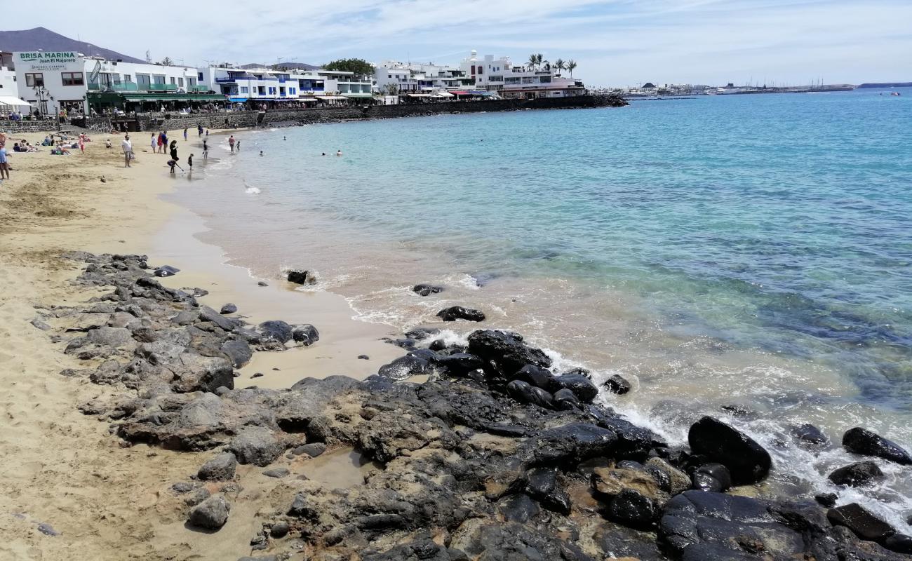 Photo de Playa Blanca avec sable beige de surface