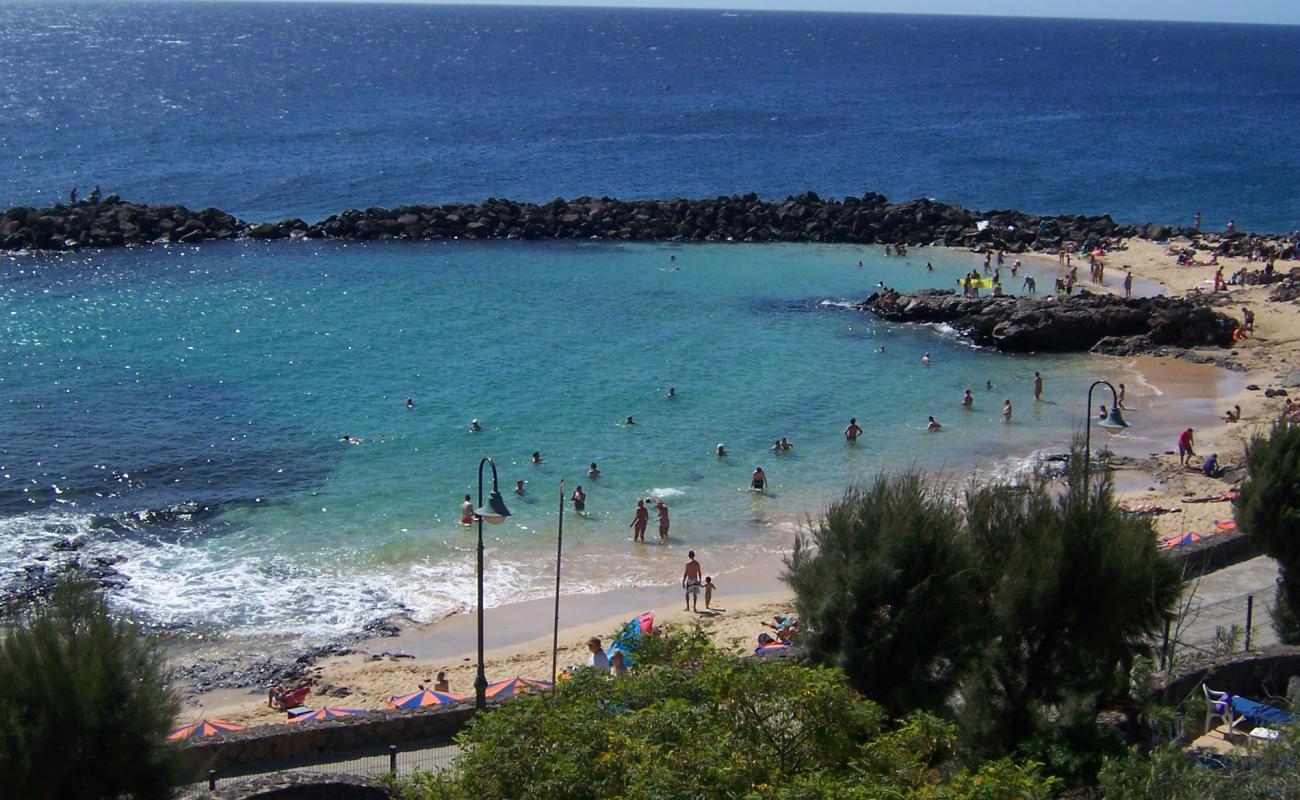 Photo de Playa del Jablillo avec sable beige de surface