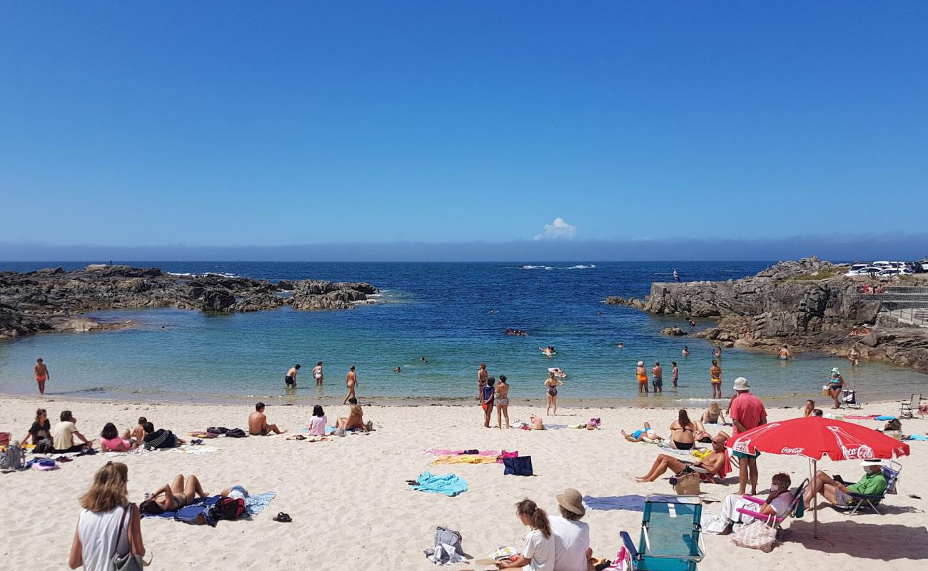 Photo de Praia de Fedorento avec sable blanc de surface