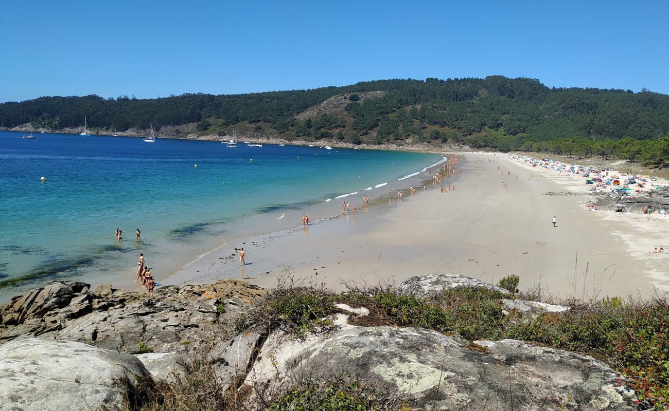 Photo de Praia de Barra avec sable beige fin de surface