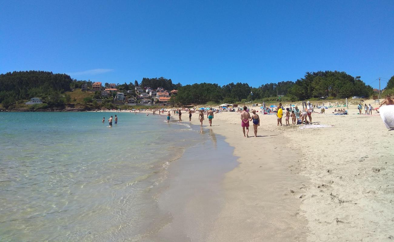 Photo de Canelas beach avec sable fin blanc de surface