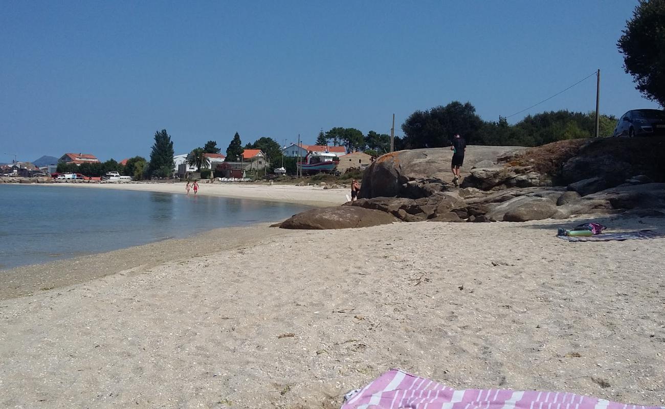 Photo de Lavaxeira beach avec sable blanc de surface