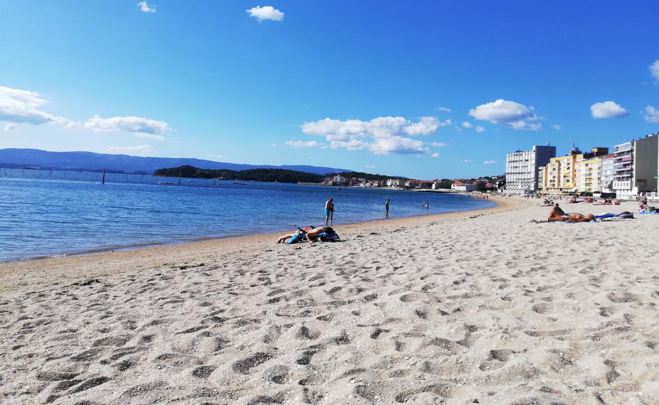 Photo de Praia de Compostela avec sable beige de surface