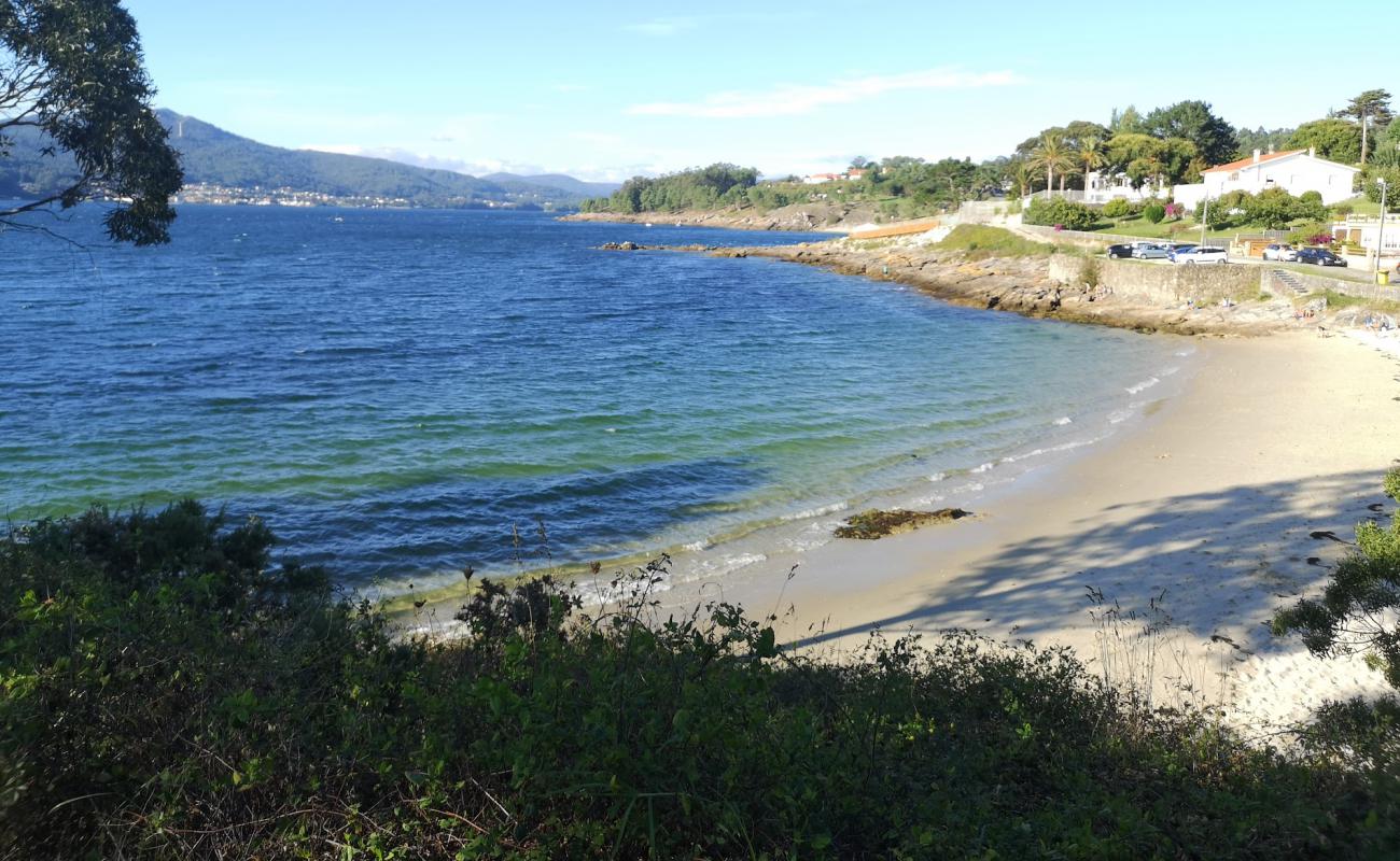 Photo de Gafa beach avec sable fin blanc de surface