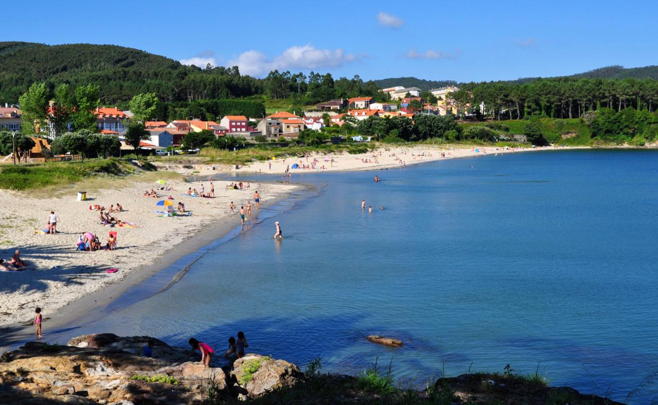 Photo de Praia de Sardineiro avec sable blanc de surface