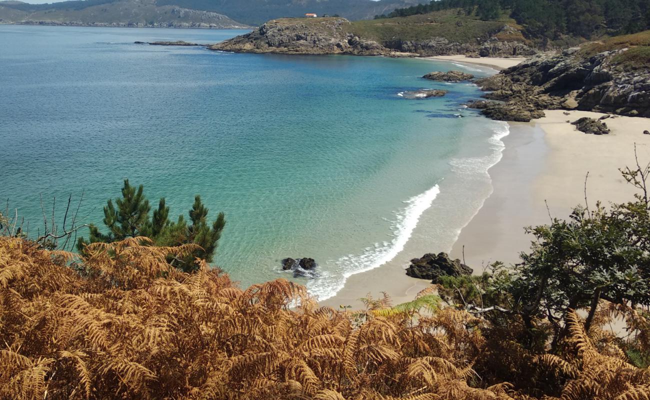 Photo de Praia de Rebordelo II avec sable fin blanc de surface