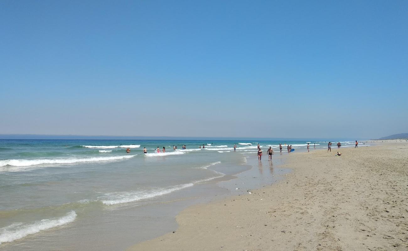 Photo de Razo Beach avec sable fin blanc de surface