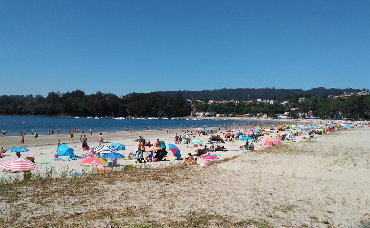 Photo de Playa Magdalena avec sable blanc de surface