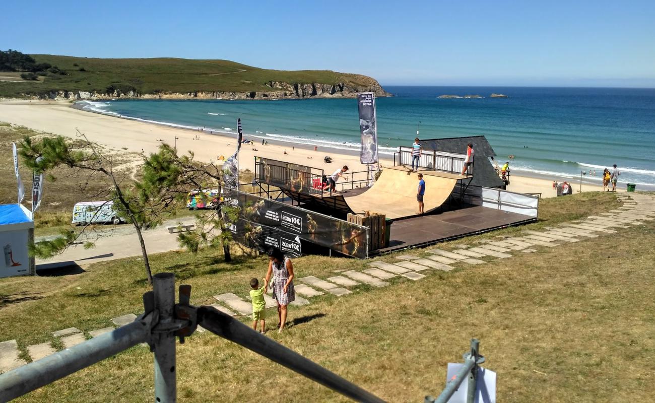 Photo de Plage de Pantin avec sable fin blanc de surface