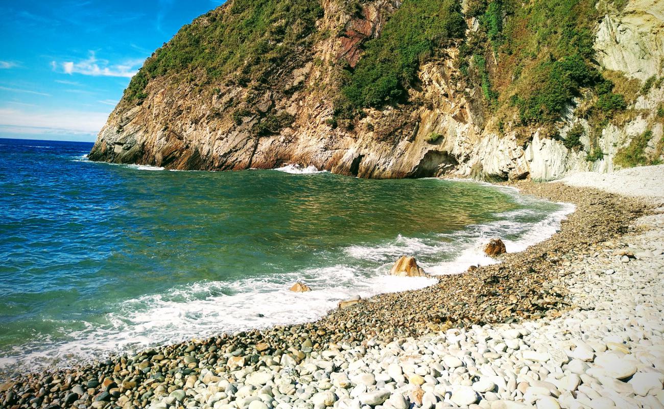 Photo de Cala de Salencia avec galets gris de surface