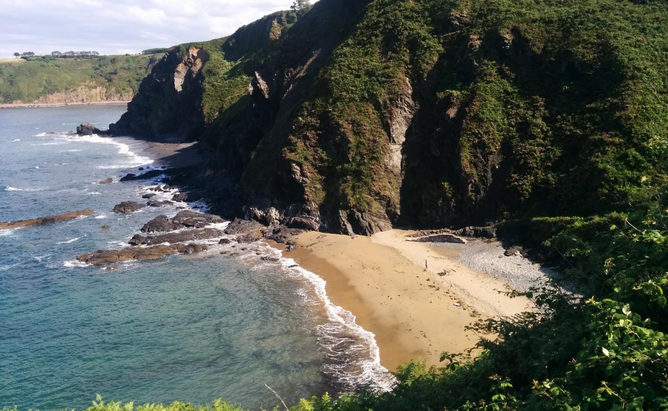 Photo de Playa de Viodo avec sable lumineux de surface