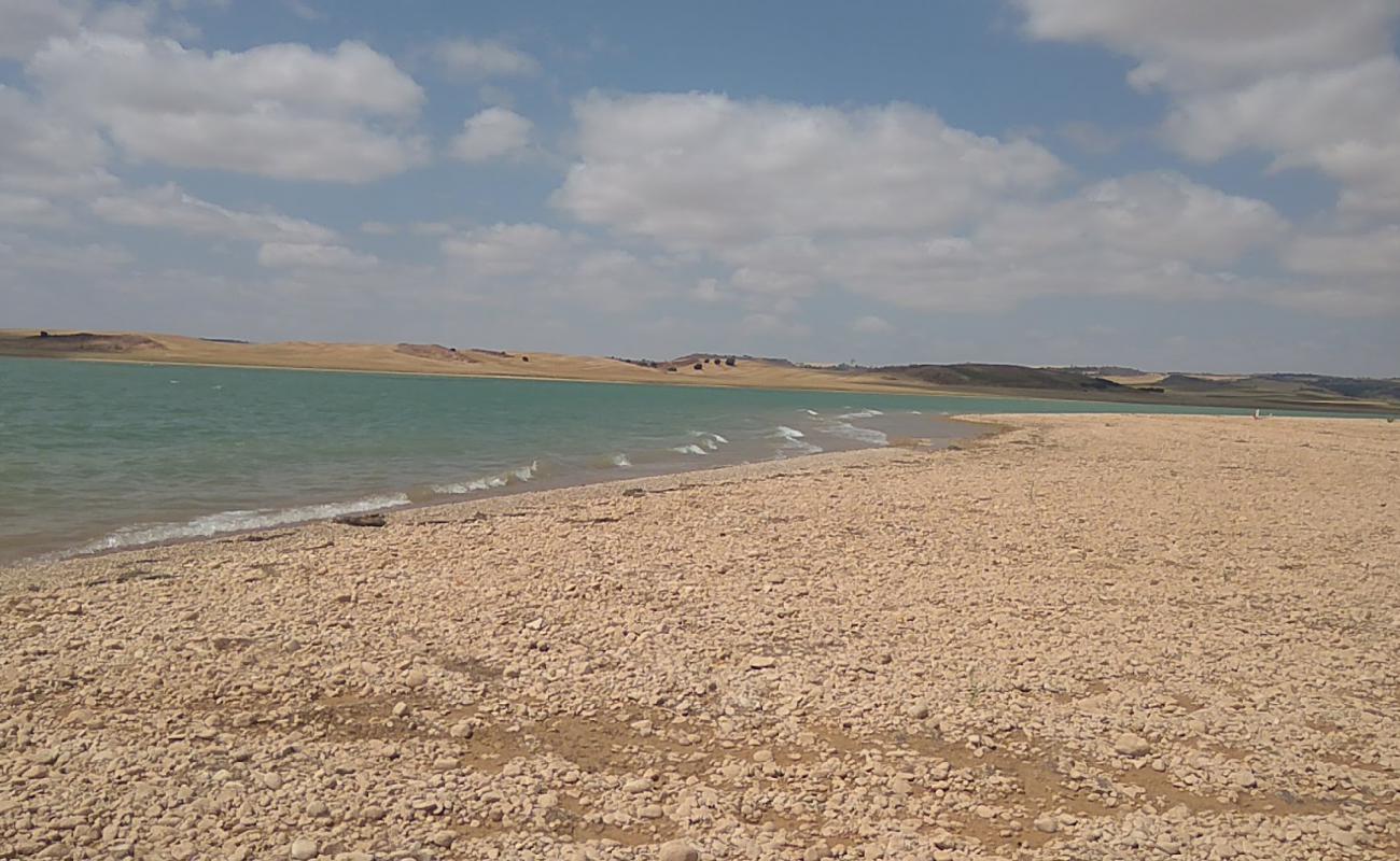 Photo de Playa del arbol avec sable beige & pierres de surface