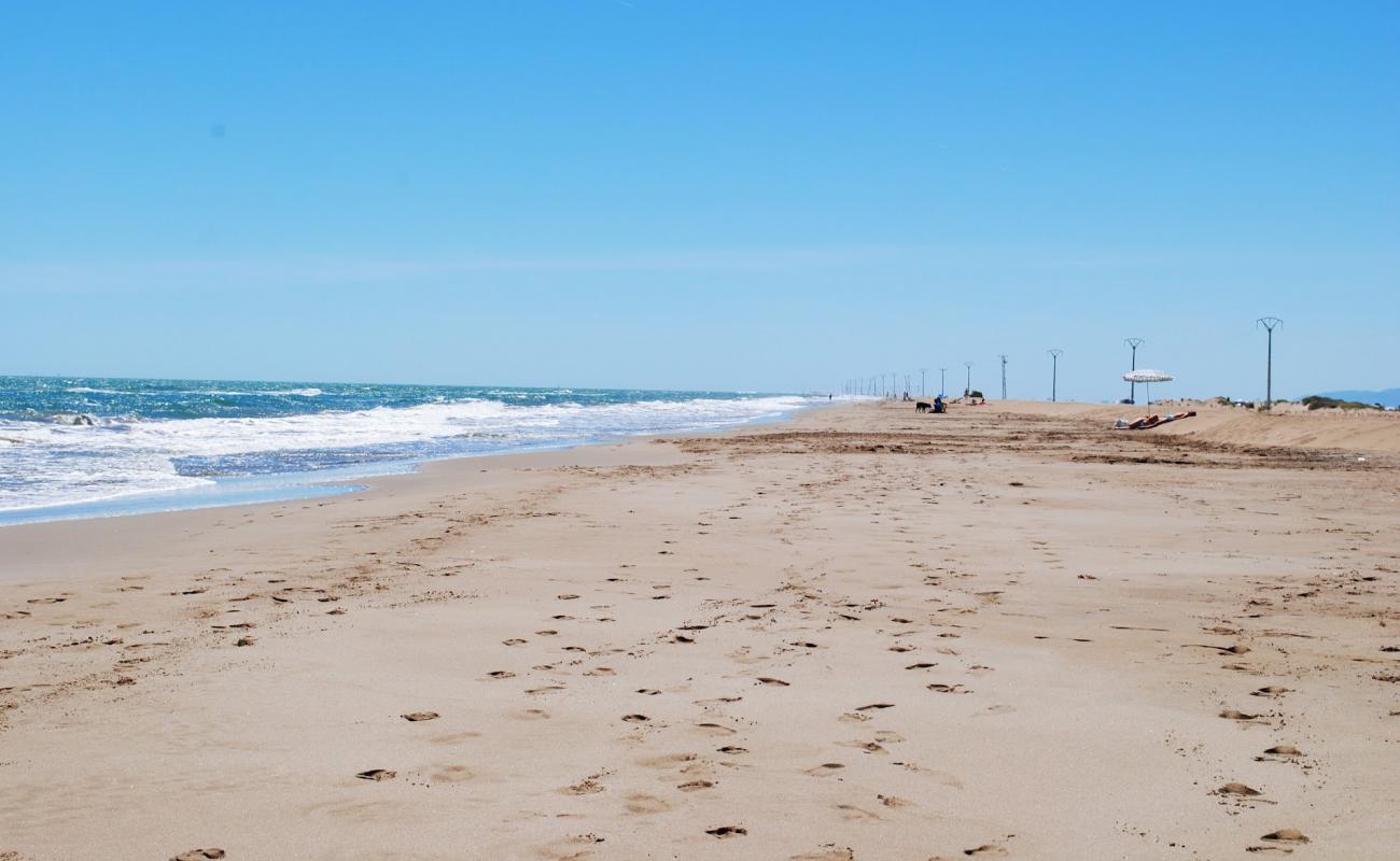 Photo de Plage de Trabucador avec sable beige de surface