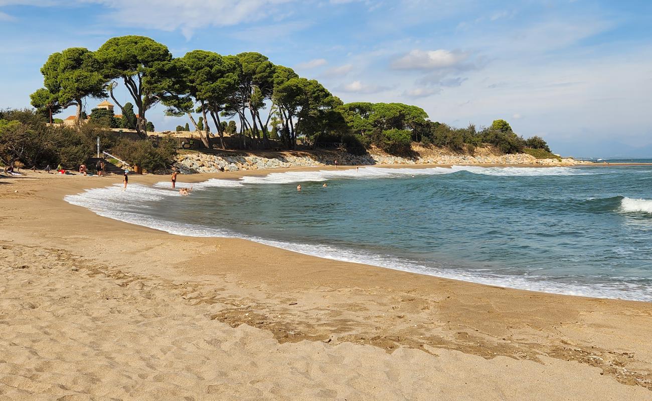 Photo de Plage de Portitxol avec sable beige de surface