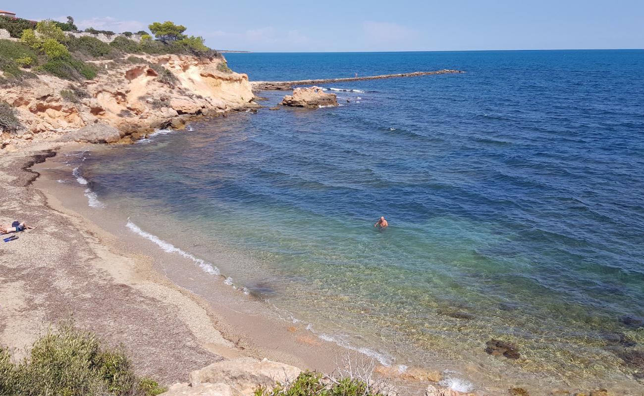 Photo de Playa del Bacone avec terrain rocheux de surface